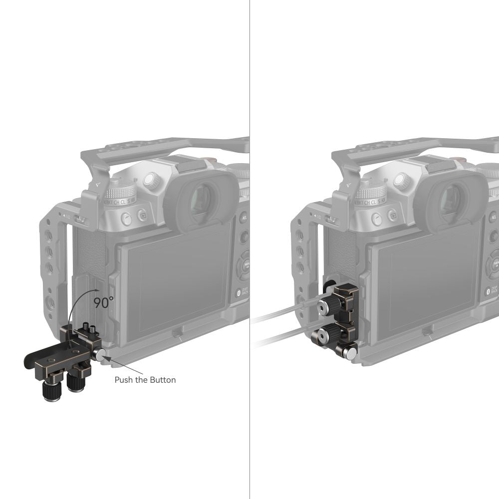 SmallRig HDMI and USB-C Cable Clamp for FUJIFILM X-T5 4147