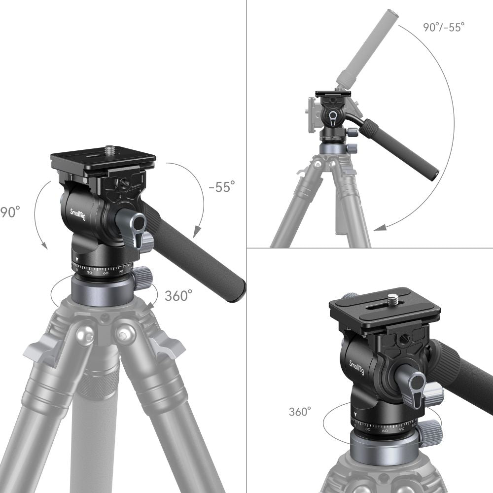 SmallRig Video Head Mount Plate with Leveling Base CH20 4170B