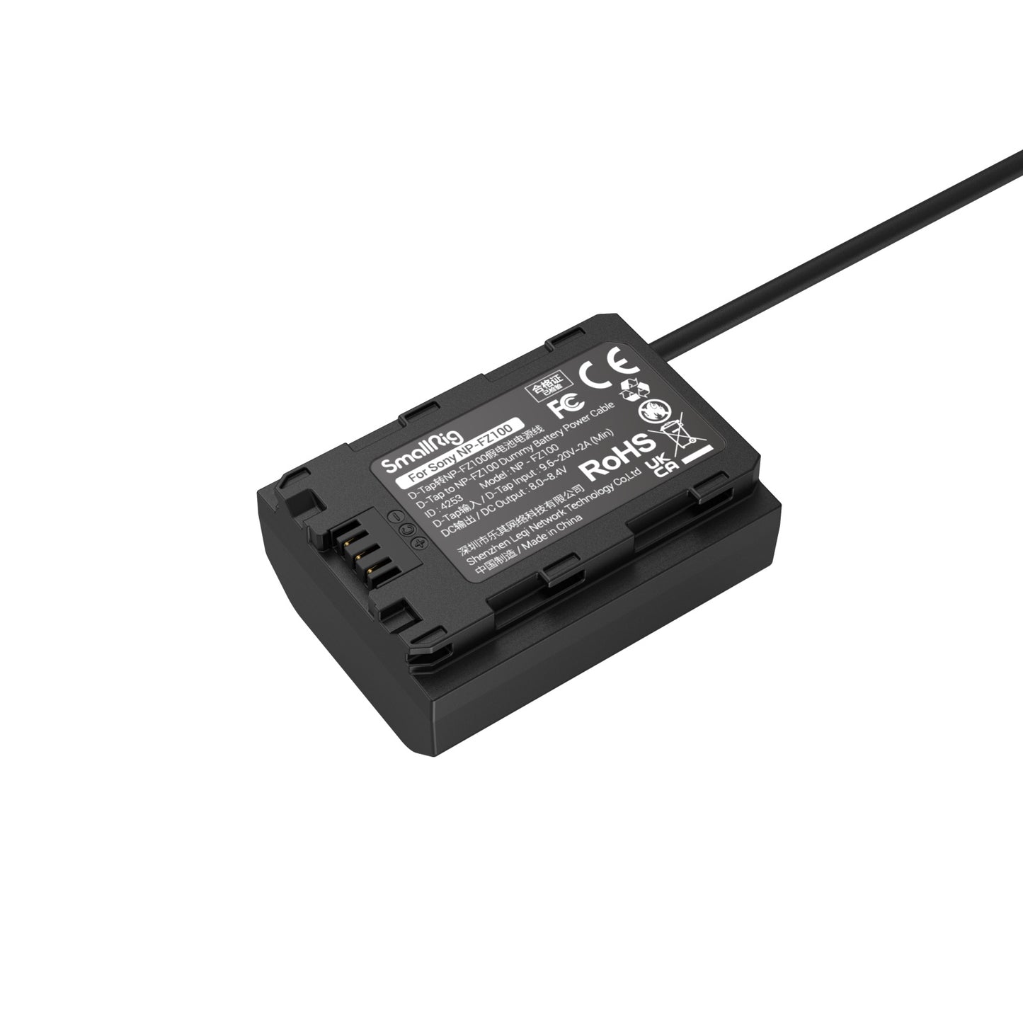 SmallRig D-Tap to NP-FZ100 Dummy Battery Power Cable 4253
