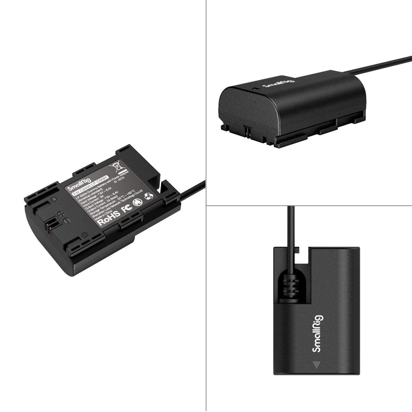 SmallRig LP-E6NH Dummy Battery with Power Adapter (American standard) 4270Sold in the U.S. & Canada Only