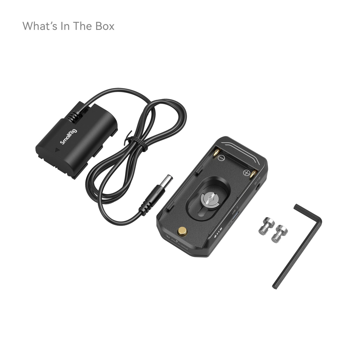 SmallRig NP-F Battery Adapter Mount Plate Kit for Canon EOS R5 / R5C and BMPCC 4K / 6K / 6K Pro (Advanced Edition) 4340