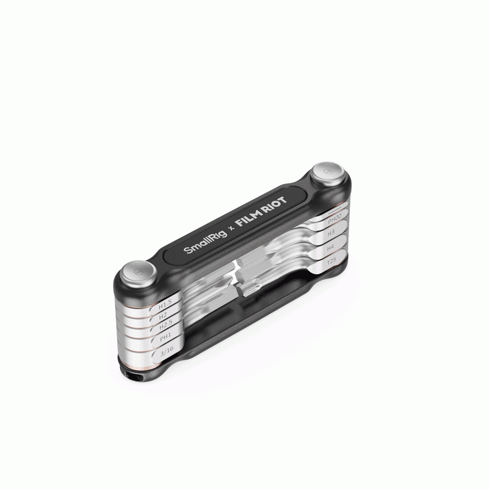 SmallRig x FILM RIOT 10-in-1 Folding Wrench Set with Multiple Angle Positioning (Green) 4814