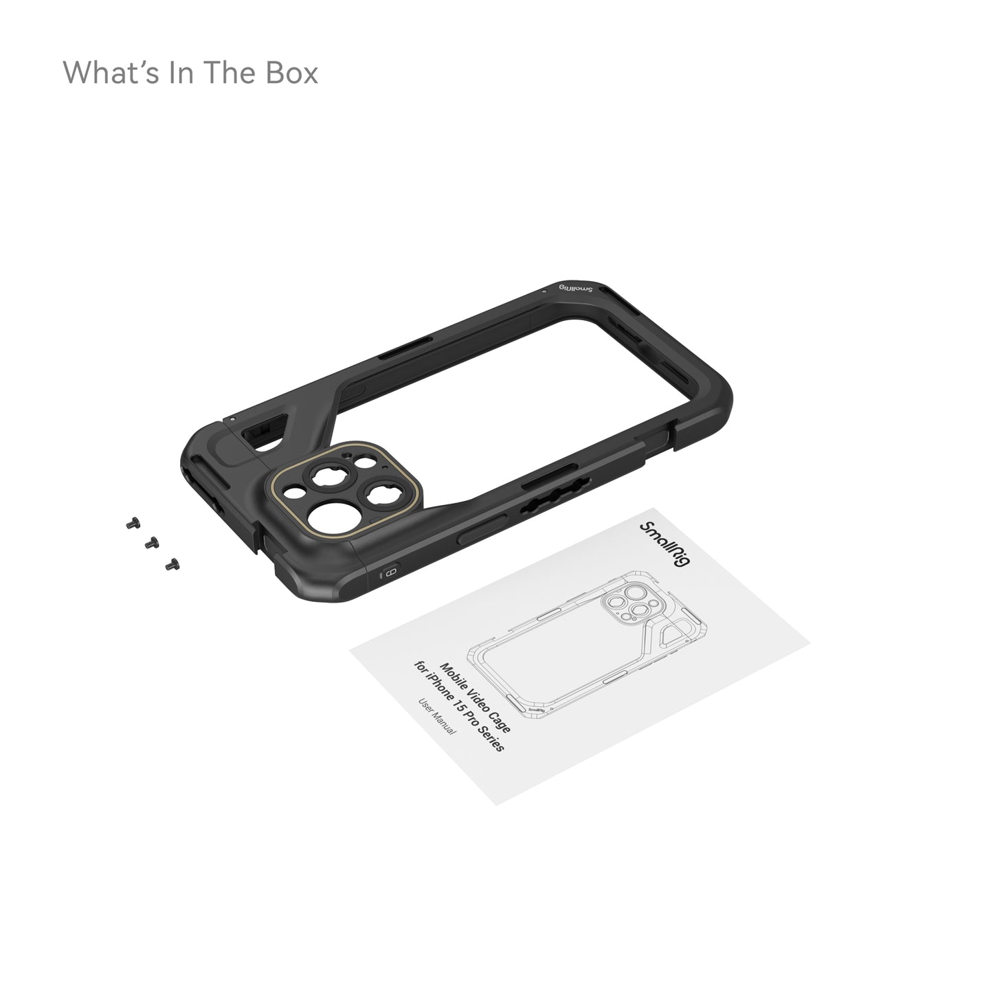 SmallRig Mobile Video Cage for iPhone 15 Pro Max 4391