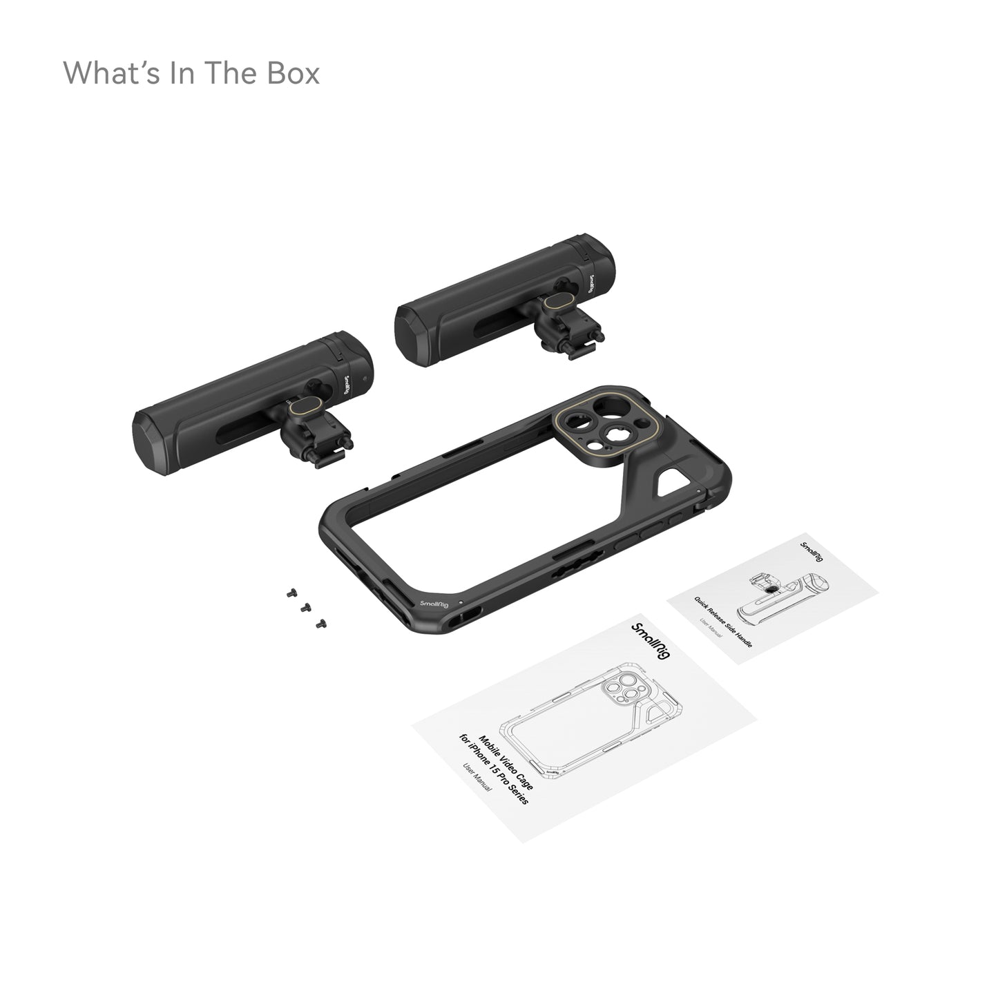 SmallRig Mobile Video Kit (Dual Handheld) for iPhone 15 Pro Max 4392