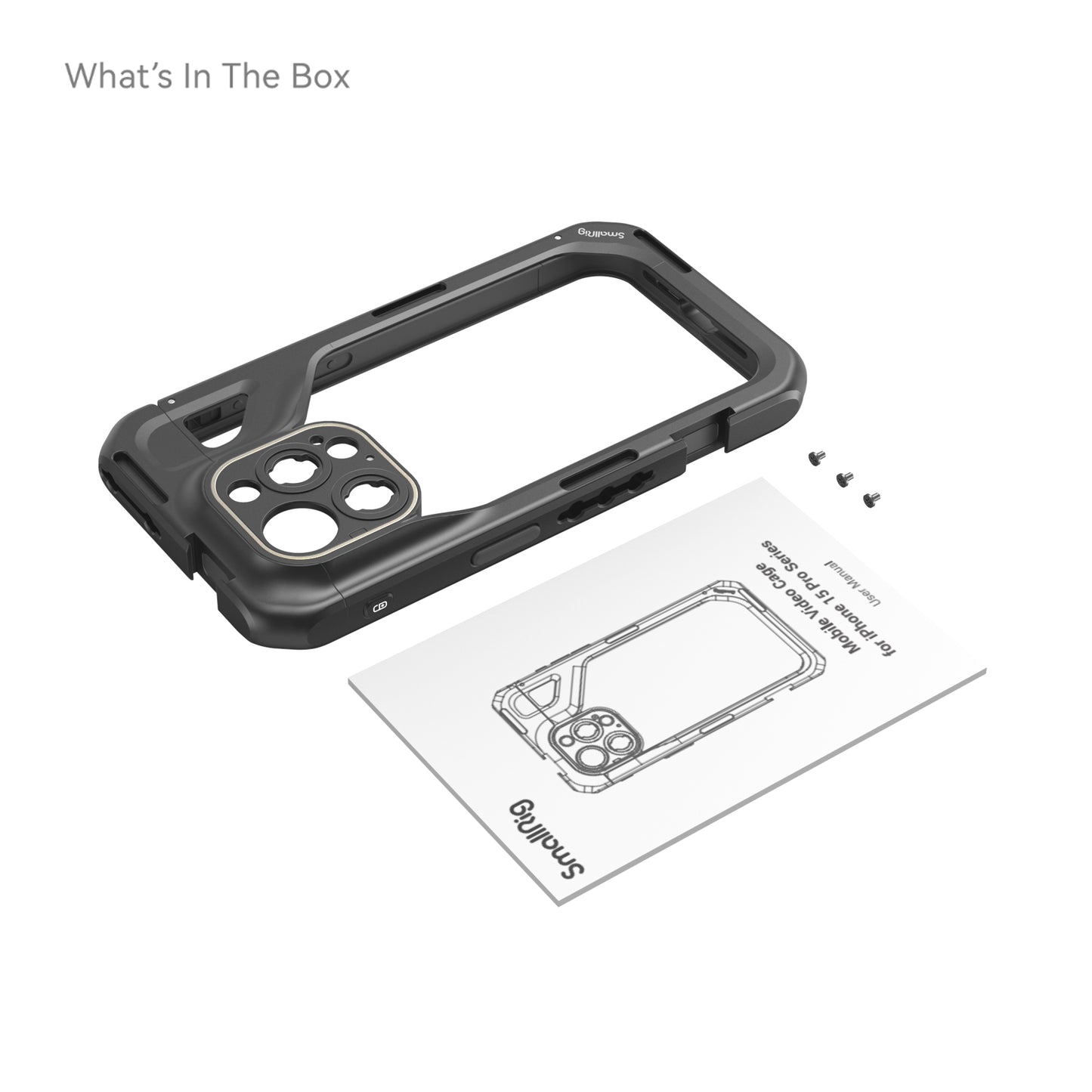 SmallRig Mobile Video Cage for iPhone 15 Pro 4396