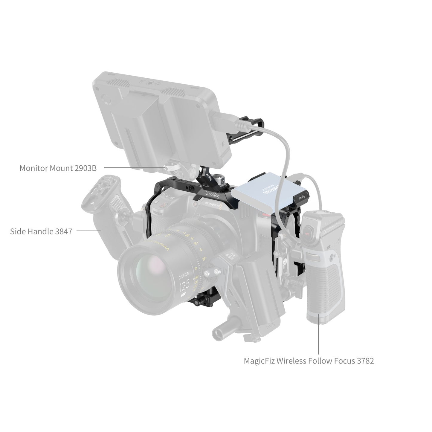 SmallRig Basic Cage Kit for Blackmagic Design Cinema 6K (Full-Frame) 4574