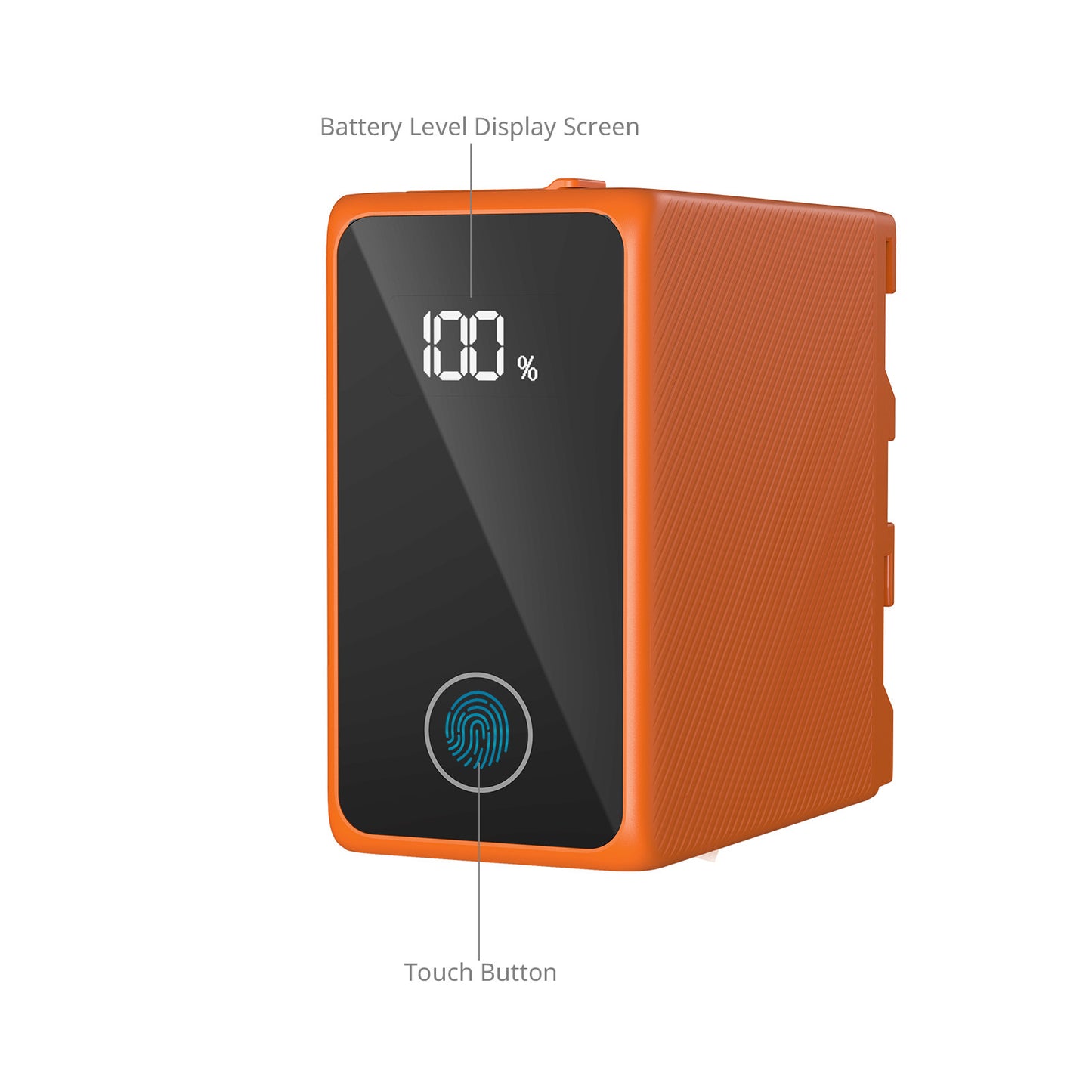 SmallRig USB-C Rechargeable Camera Battery for Sony NP-F970 (Orange) 4576