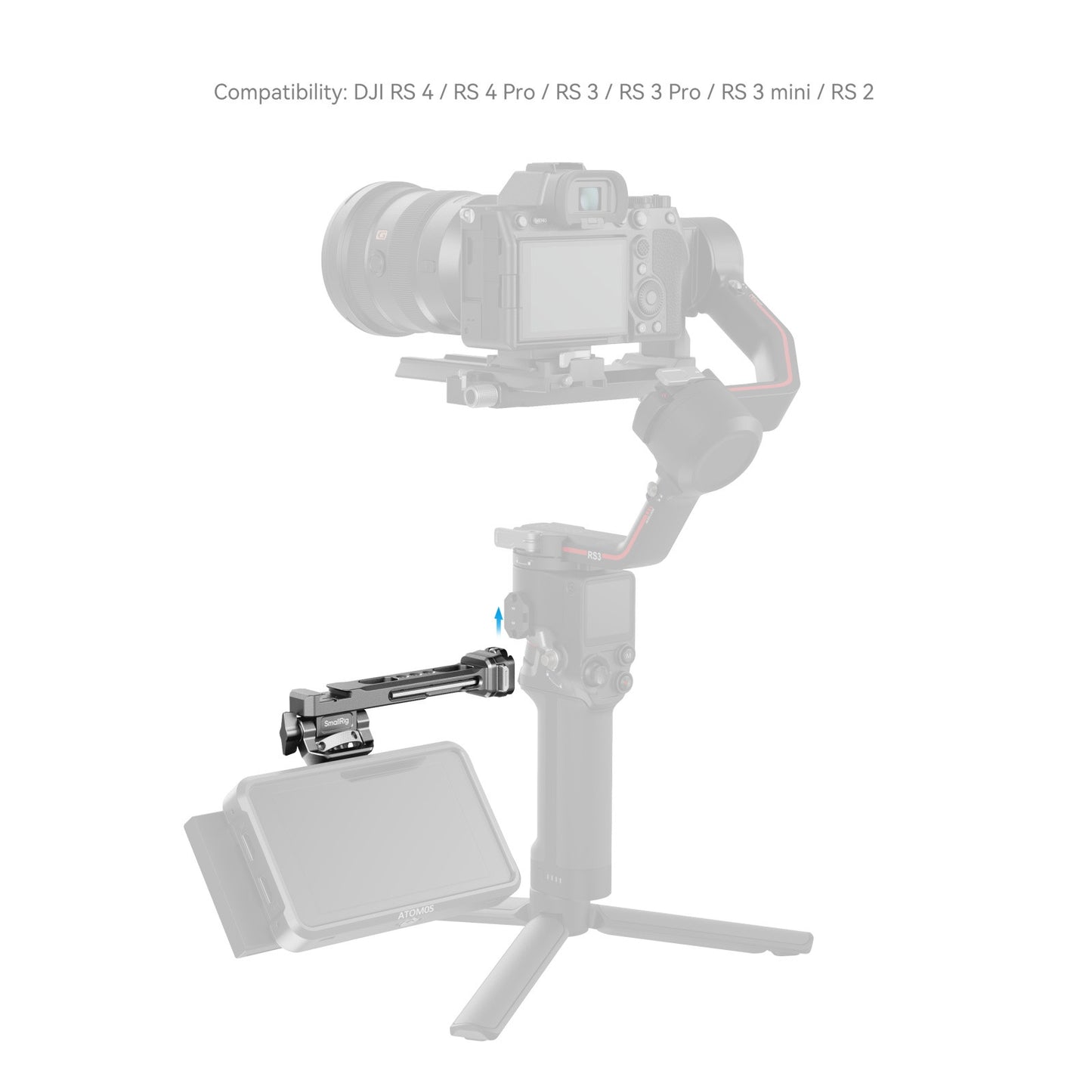 SmallRig "HawkLock" H21 Monitor Support for DJI Stabilizers 4637