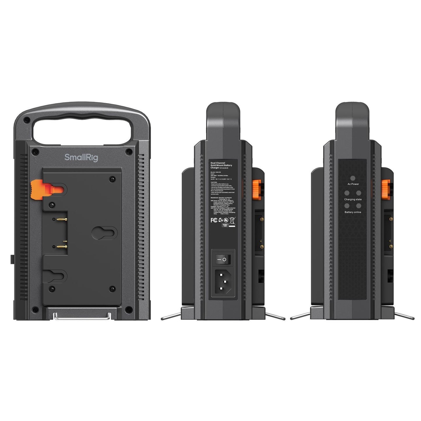 SmallRig Dual Channel Gold Mount Battery Charger (US standard) 4679