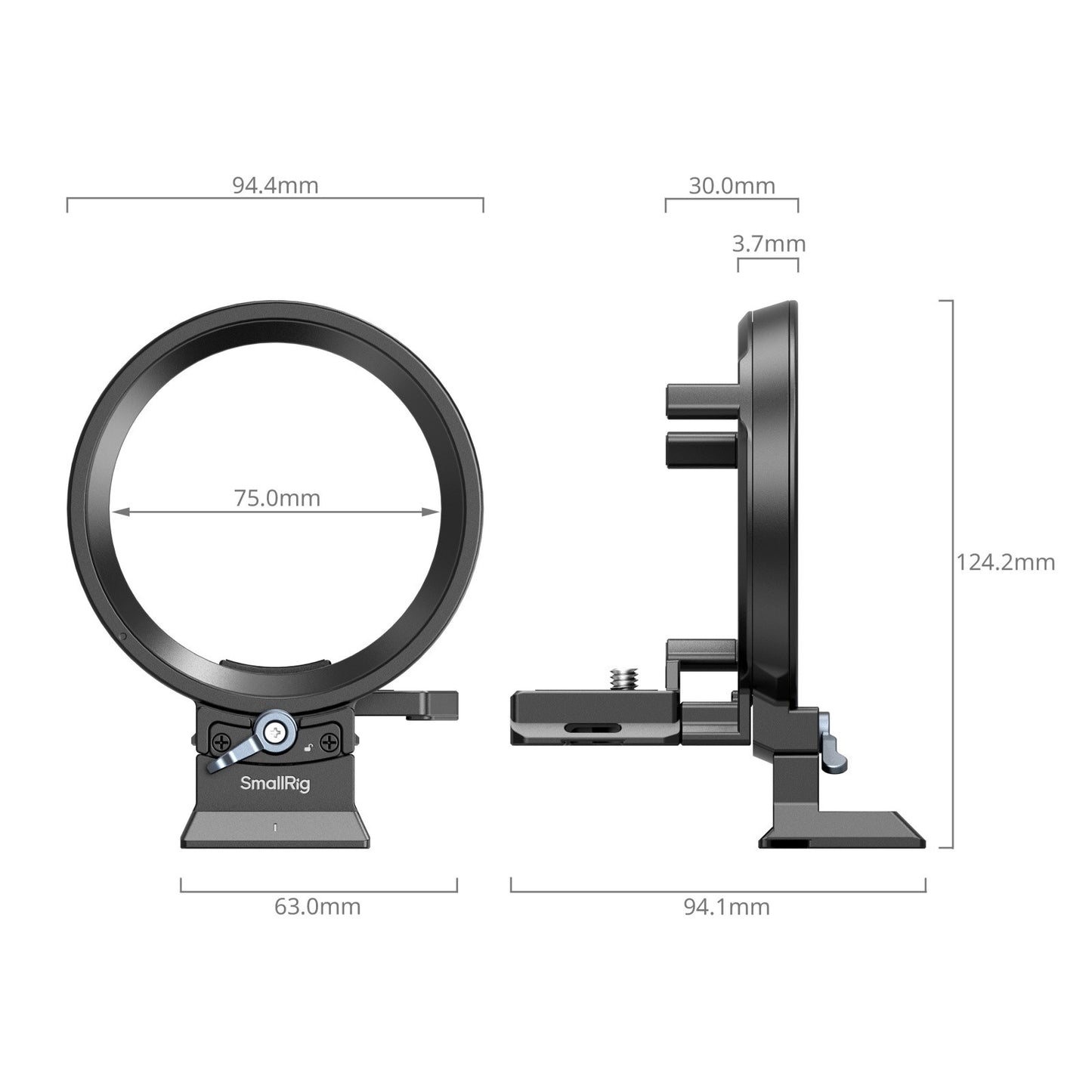 SmallRig Rotatable Horizontal-to-Vertical Mount Plate Kit for Panasonic LUMIX S1 II / S1 IIE / S1R II / S5 II / S5 IIX / G9 II 4702