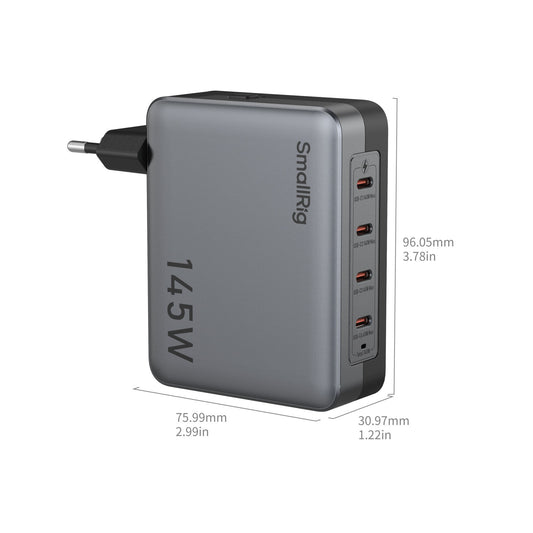 SmallRig 145W 4-Port PD Power Adapter (EU Standard) 4748