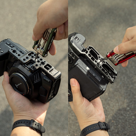 SmallRig x FILM RIOT 7-in-1 Folding Wrench Set with Multiple Angle Positioning (Green) 4812