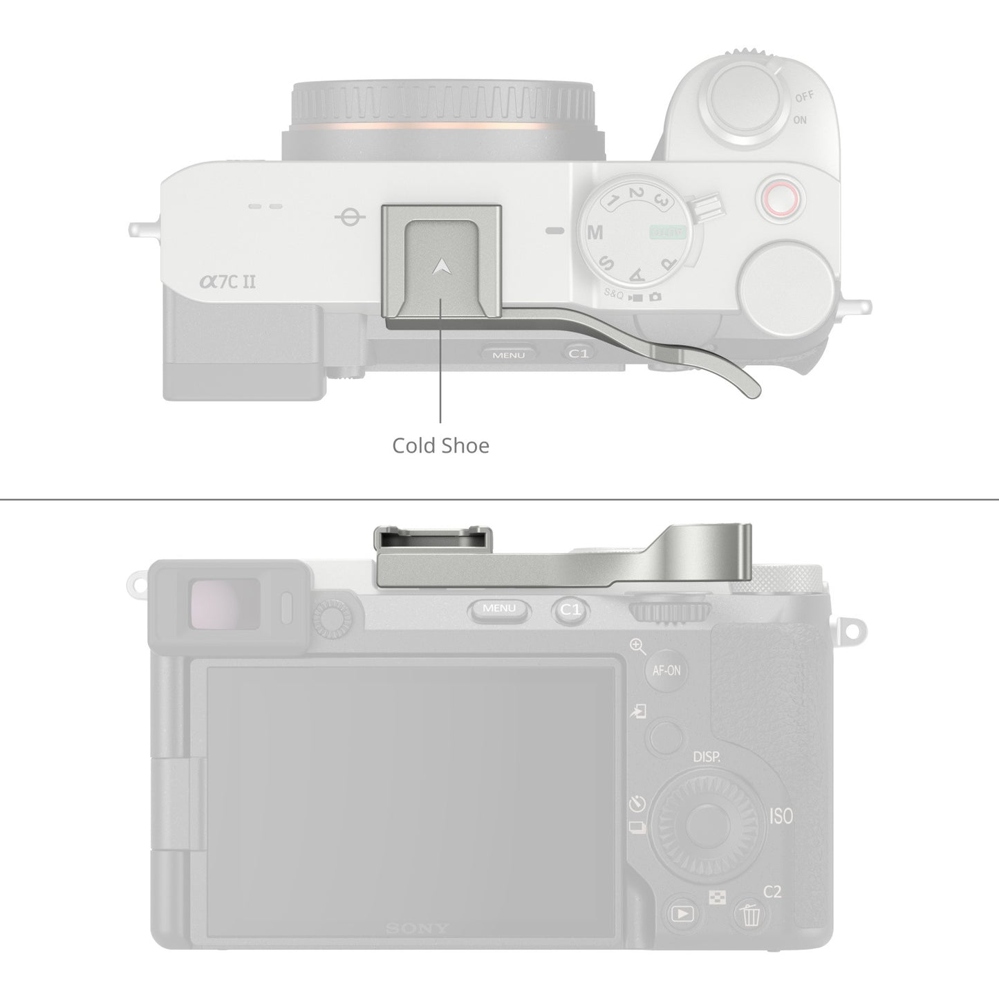 SmallRig Thumb Grip for Sony Alpha 7C II / Alpha 7CR / Alpha 7C (Sliver) 4818