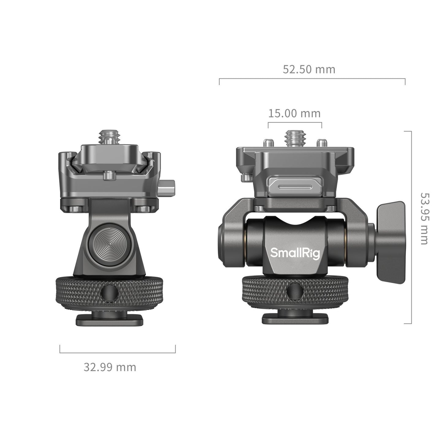 SmallRig HawkLock Quick Release Monitor Support with H21 Cold Shoe Mount 4888