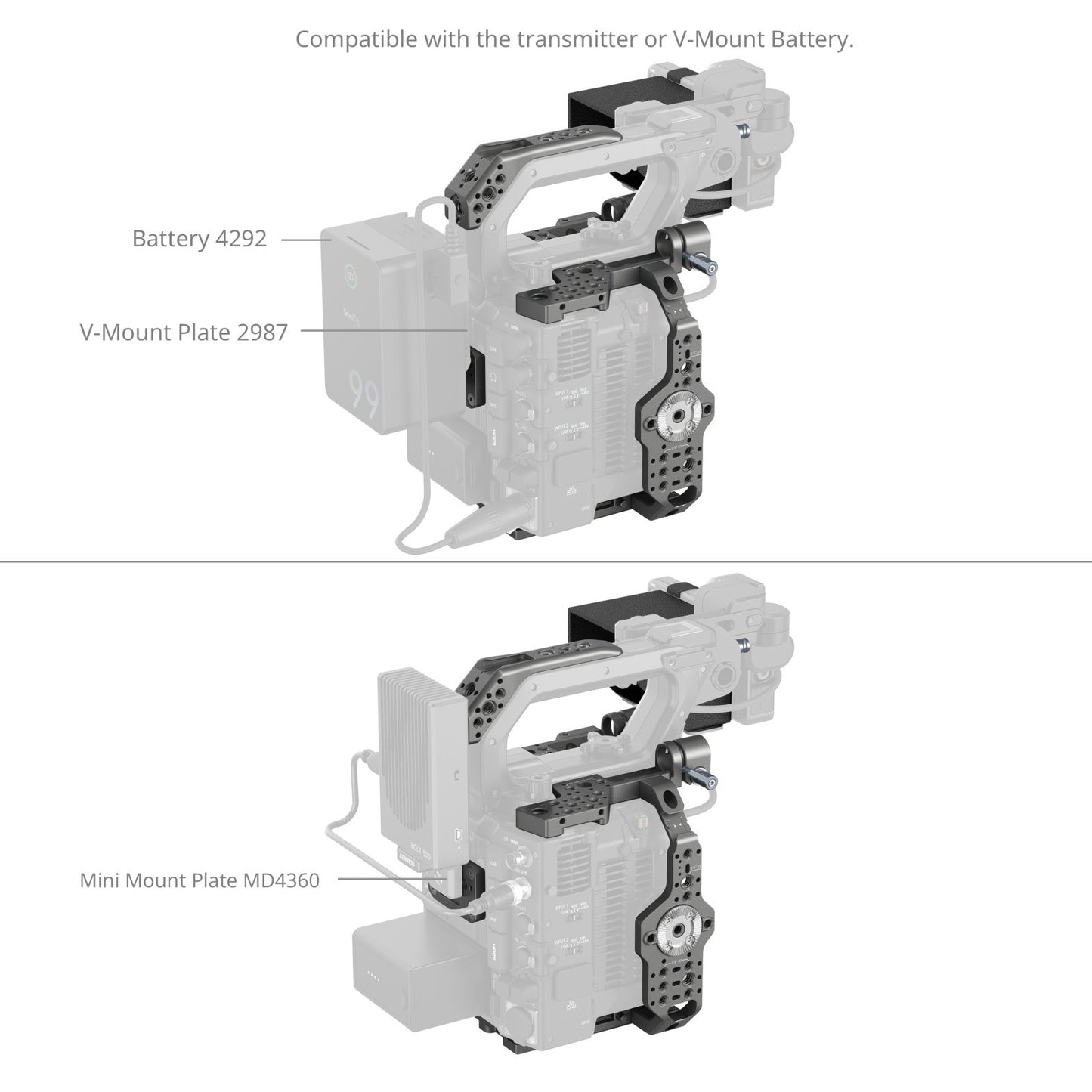 SmallRig Basic Cage Kit for Canon EOS C400 4947