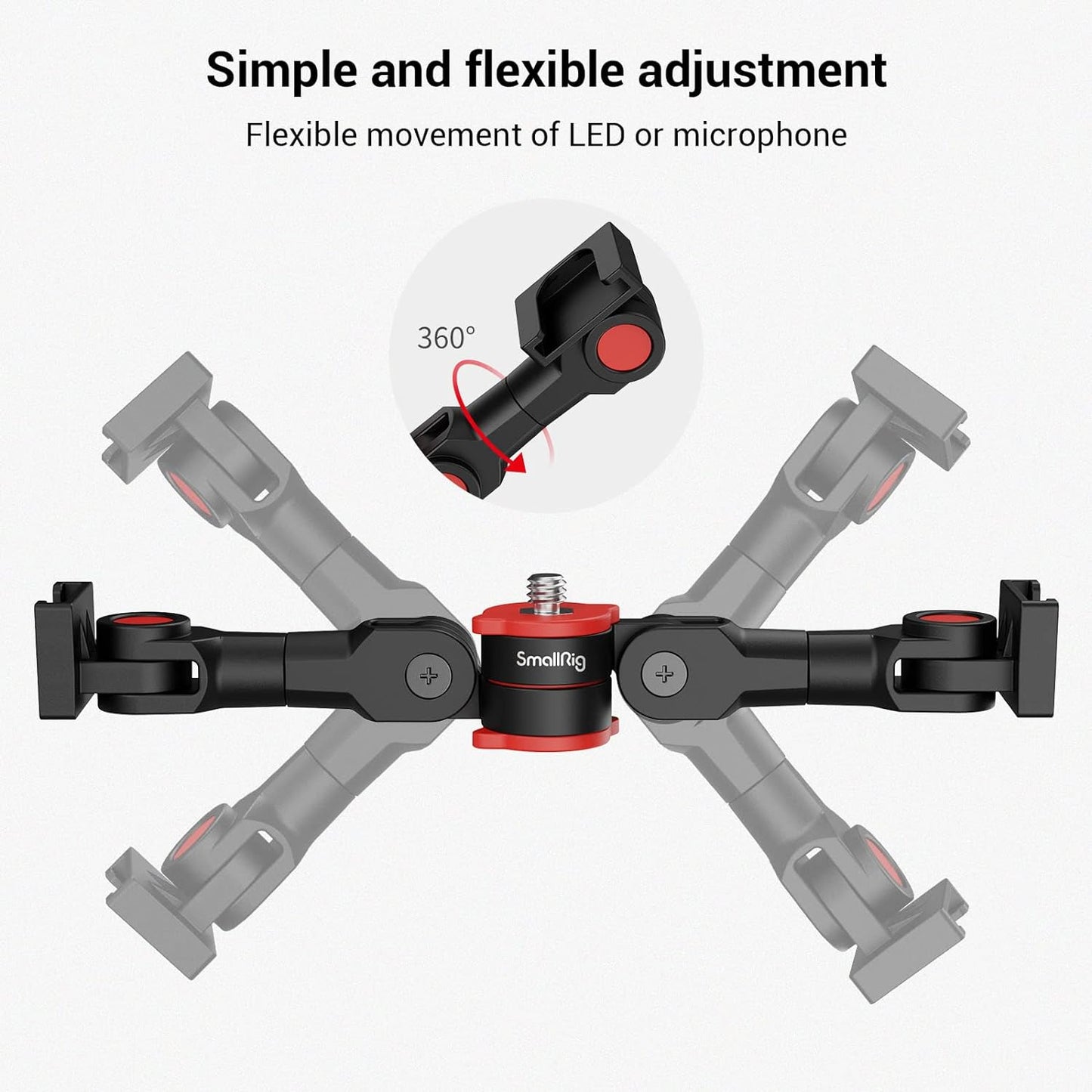 SmallRig Dual Cold Shoe Magic Arm 3483B