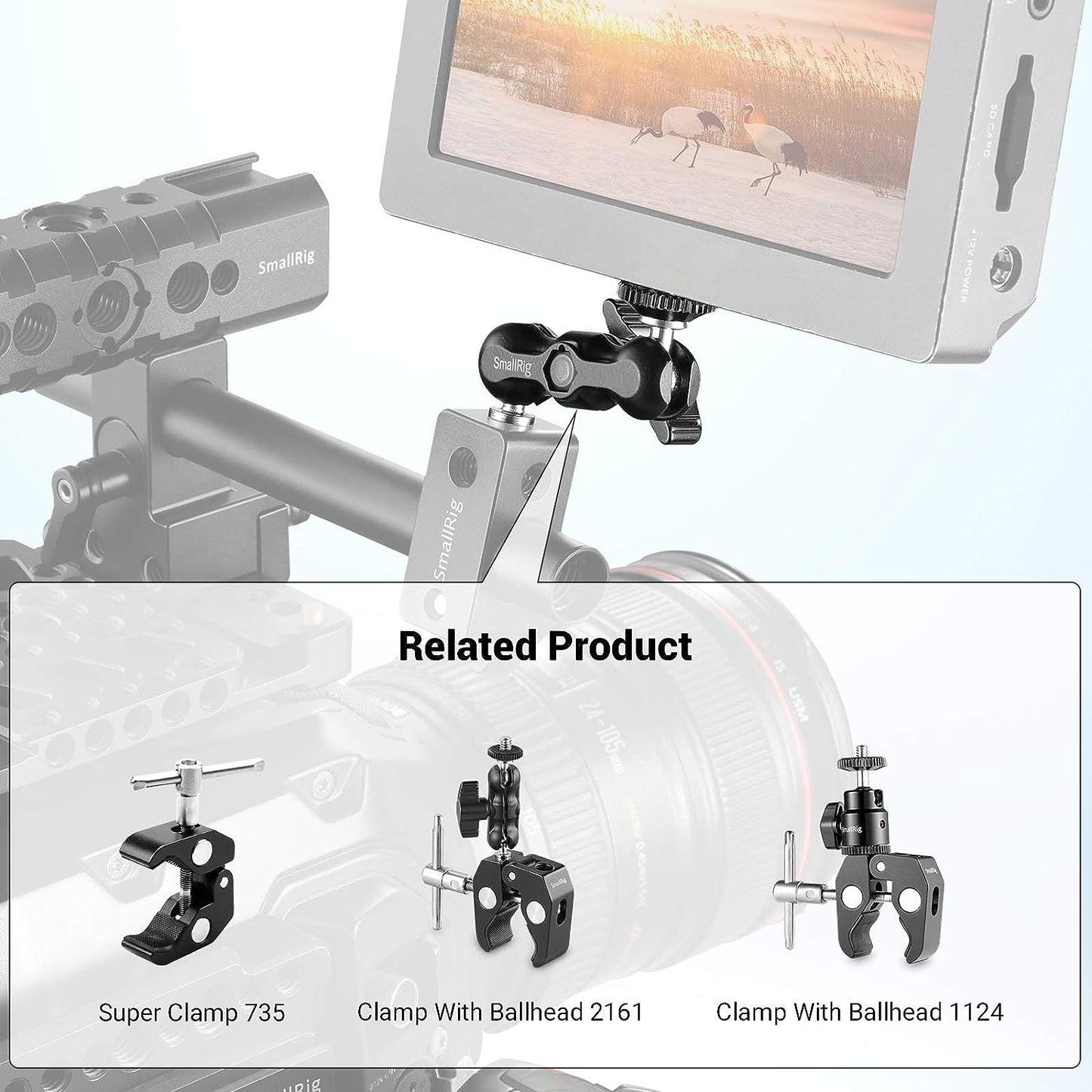 SmallRig Universal Magic Arm with Small Ball Head (2pcs) 2158