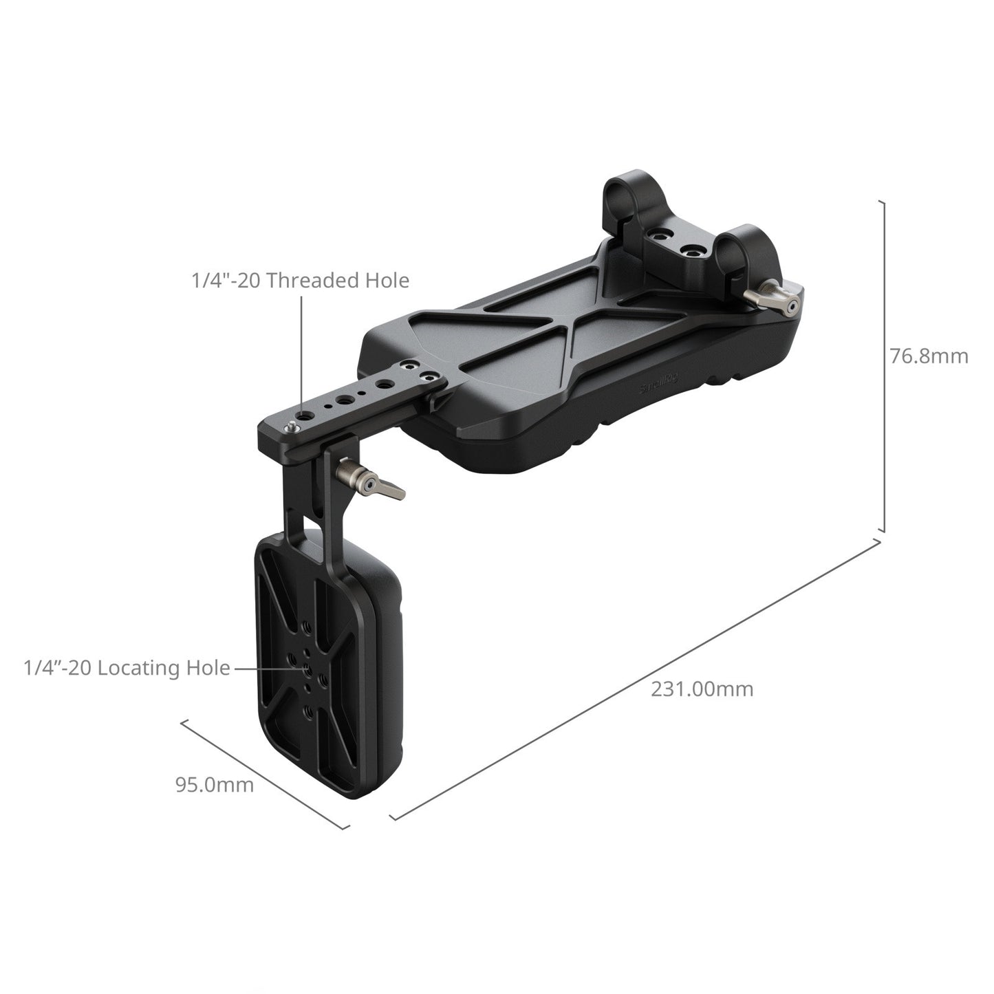 SmallRig Universal Shoulder Pad with 15mm Dual Rod Clamp 5153