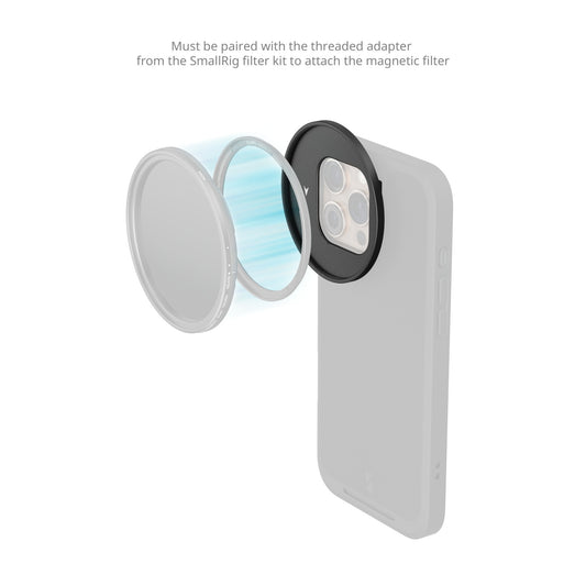SmallRig FilMov 67mm Threaded Filter Adapter for iPhone 16 Series 5173