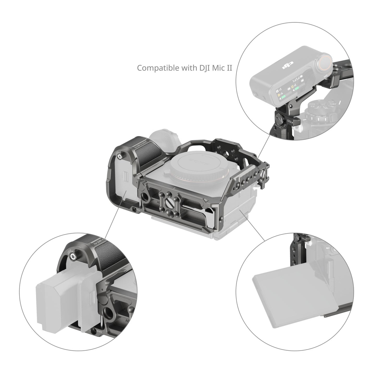 SmallRig Cage for Sony Alpha 1 II / Alpha 9 III 5187