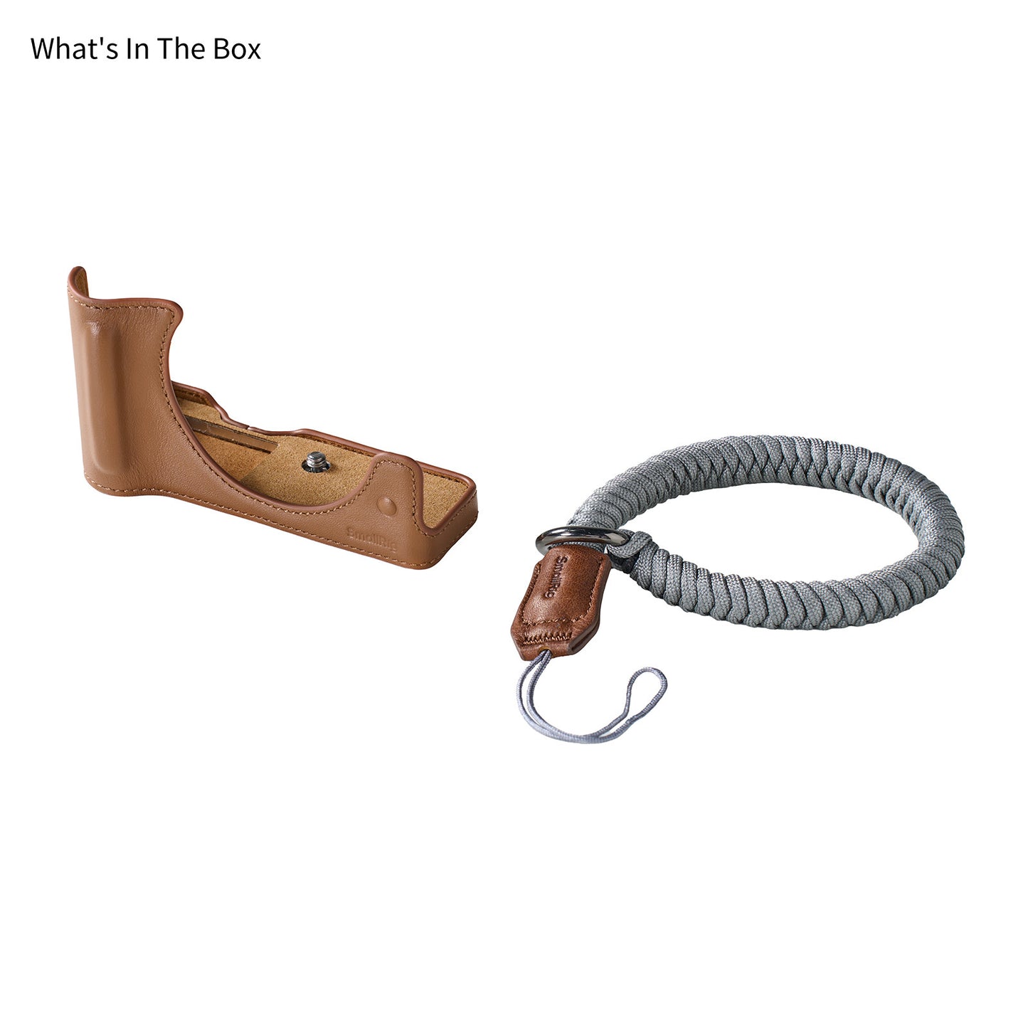 SmallRig Leather Half Case Kit for Canon EOS R50 V (Brown) 5432