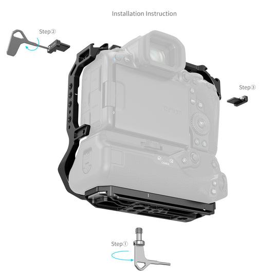 SmallRig Cage for Canon EOS R5 Mark II with Battery Grip BG-R20 5623