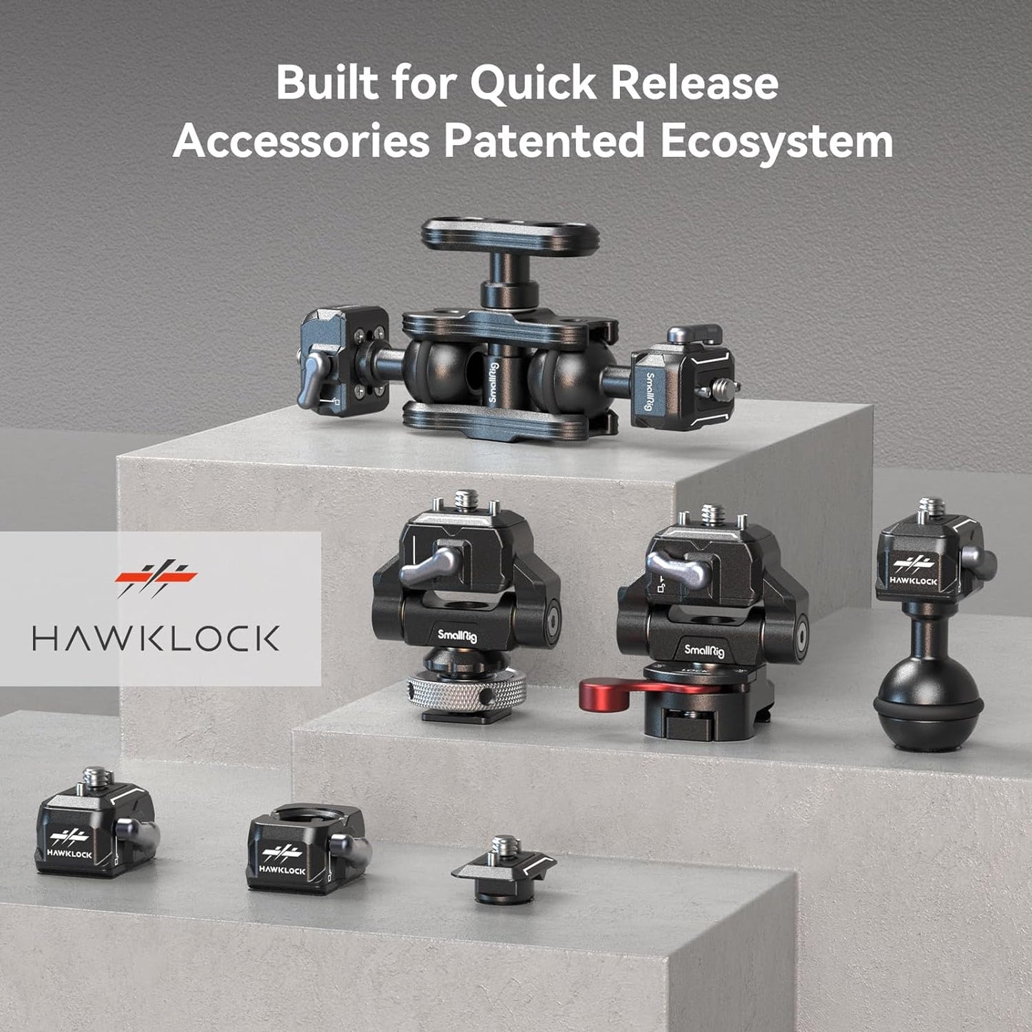 SmallRig Drop-in HawkLock Universal mini Quick Release Plate and Clamp 3513C