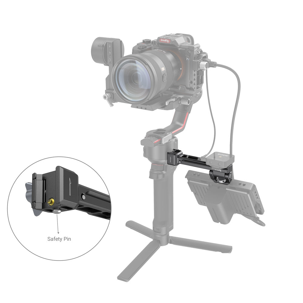 SmallRig Adjustable Monitor Support for Selected DJI and Zhiyun Stabilizers BSE2386B