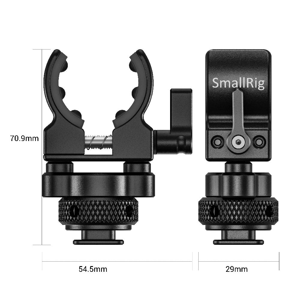 SmallRig Shotgun Microphone Support with Cold Shoe BSM2352