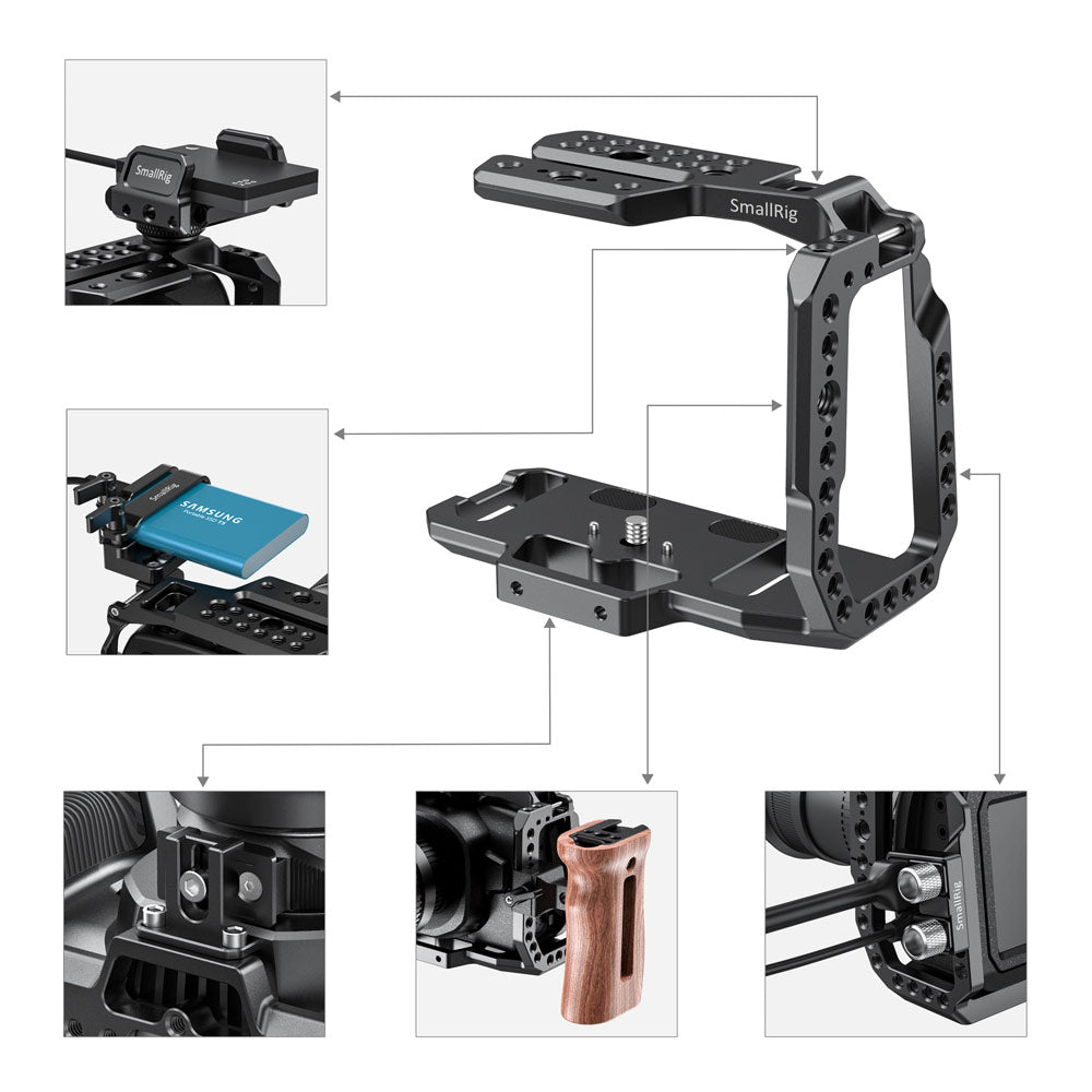 SmallRig Half Cage for BMPCC 4K / 6K CVB2254B