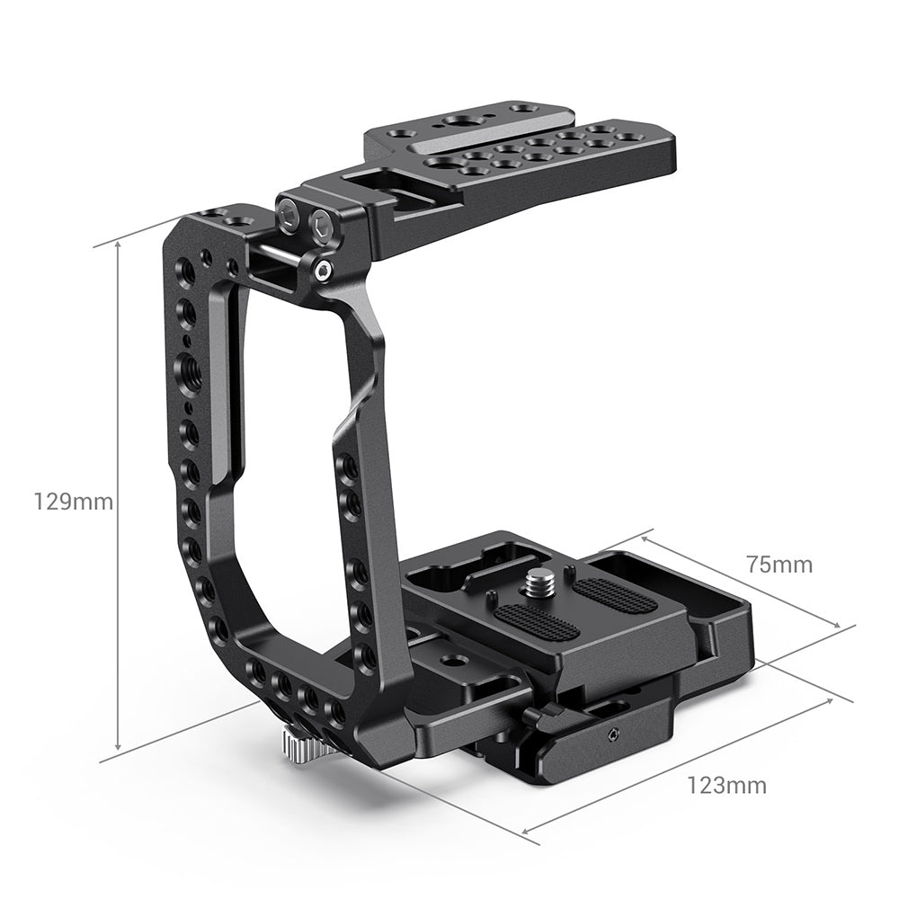 SmallRig QR Half Cage for Blackmagic Design Pocket Cinema Camera 4K 6K CVB2255B