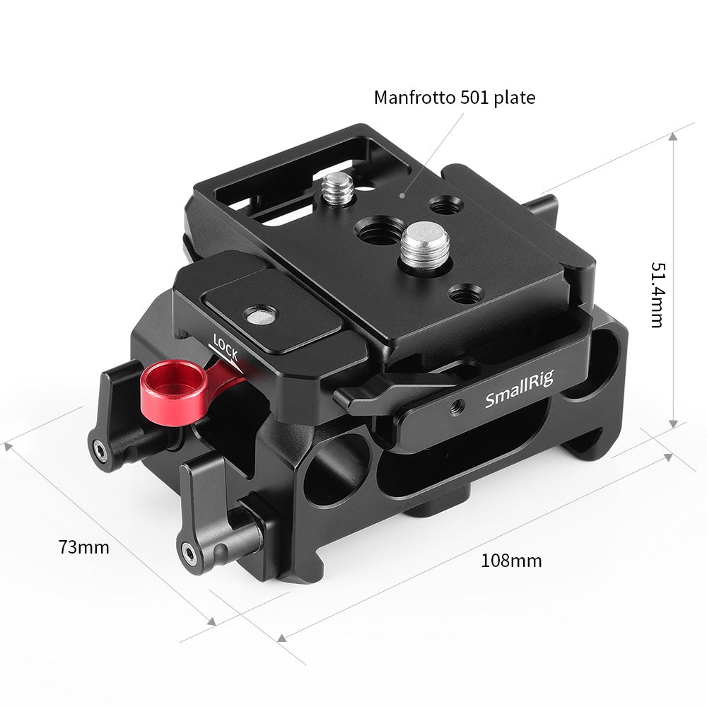 SmallRig Bottom Mount Plate for BMPCC 4K (Manfrotto 501PL Compatible) DBM2266B