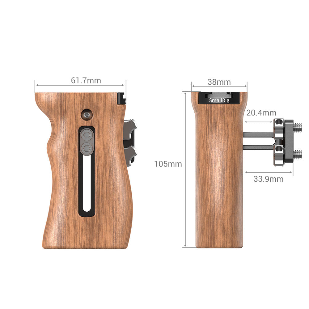 SmallRig Universal Wooden Side Handle HSN2093C