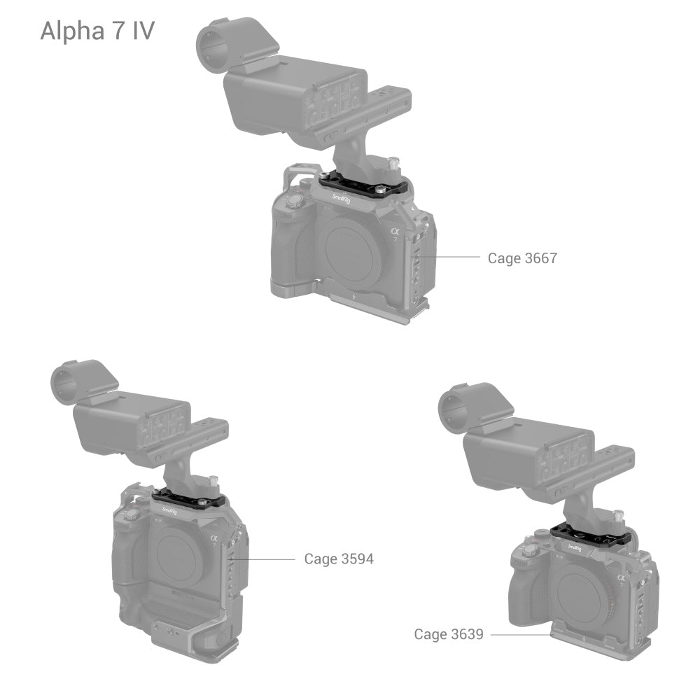 SmallRig Adapter Part for Sony FX30 / FX3 XLR Handle MD4019