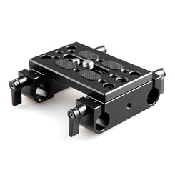 SmallRig Bottom Mount Plate with Dual 15mm Rod Clamp 1775