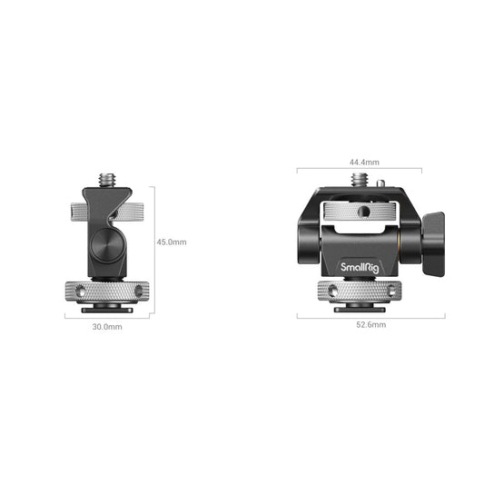 SmallRig Swivel and Tilt Adjustable Monitor Support with Cold Shoe 2905B