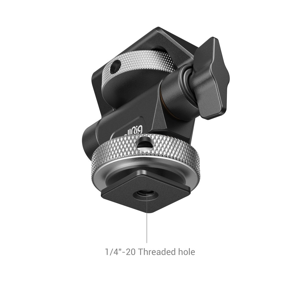 SmallRig Swivel and Tilt Adjustable Monitor Support with Cold Shoe 2905B