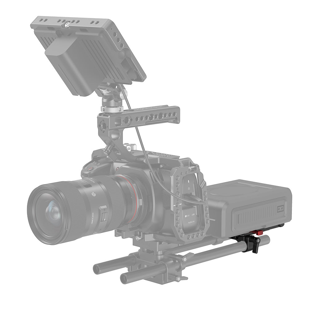 SmallRig V Mount Battery Mount Plate with Dual 15mm Rod Clamp 3016