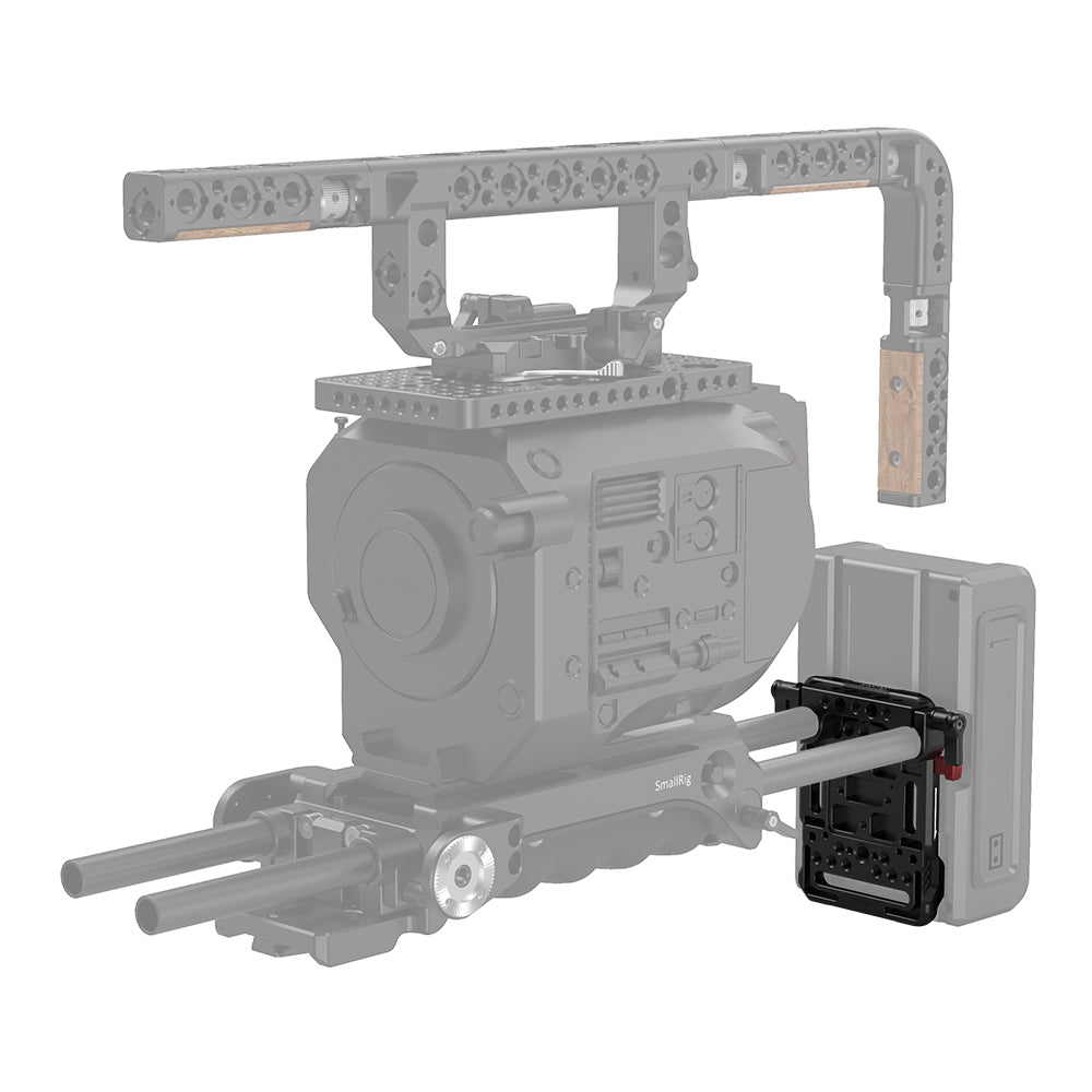 SmallRig V Mount Battery Mount Plate with Dual 15mm Rod Clamp 3016