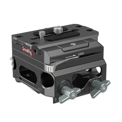 SmallRig Lightweight Bottom Mount Plate with Dual 15mm Rod Support System (Magnesium Alloy) 3067