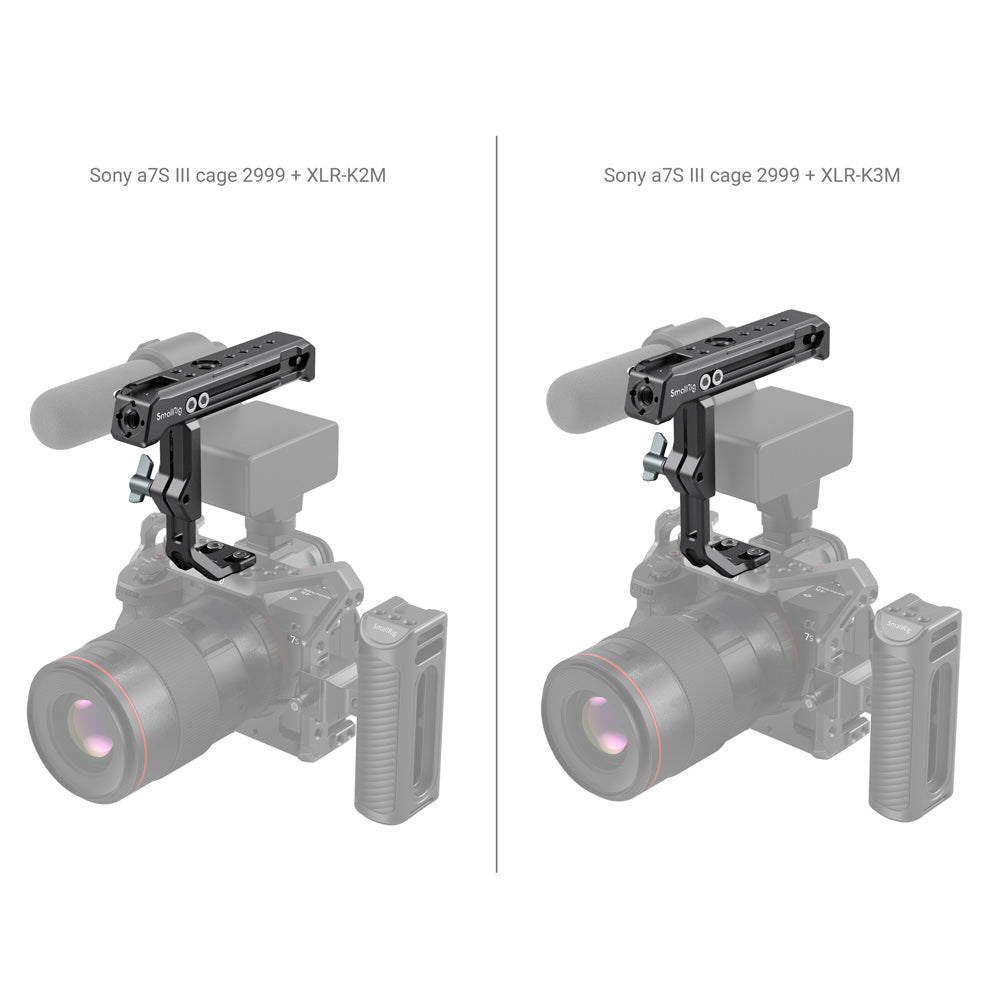 SmallRig Wooden Side Handle for Sony XLR-K1M / K2M / K3M and Panasonic DMW-XLR1 3082