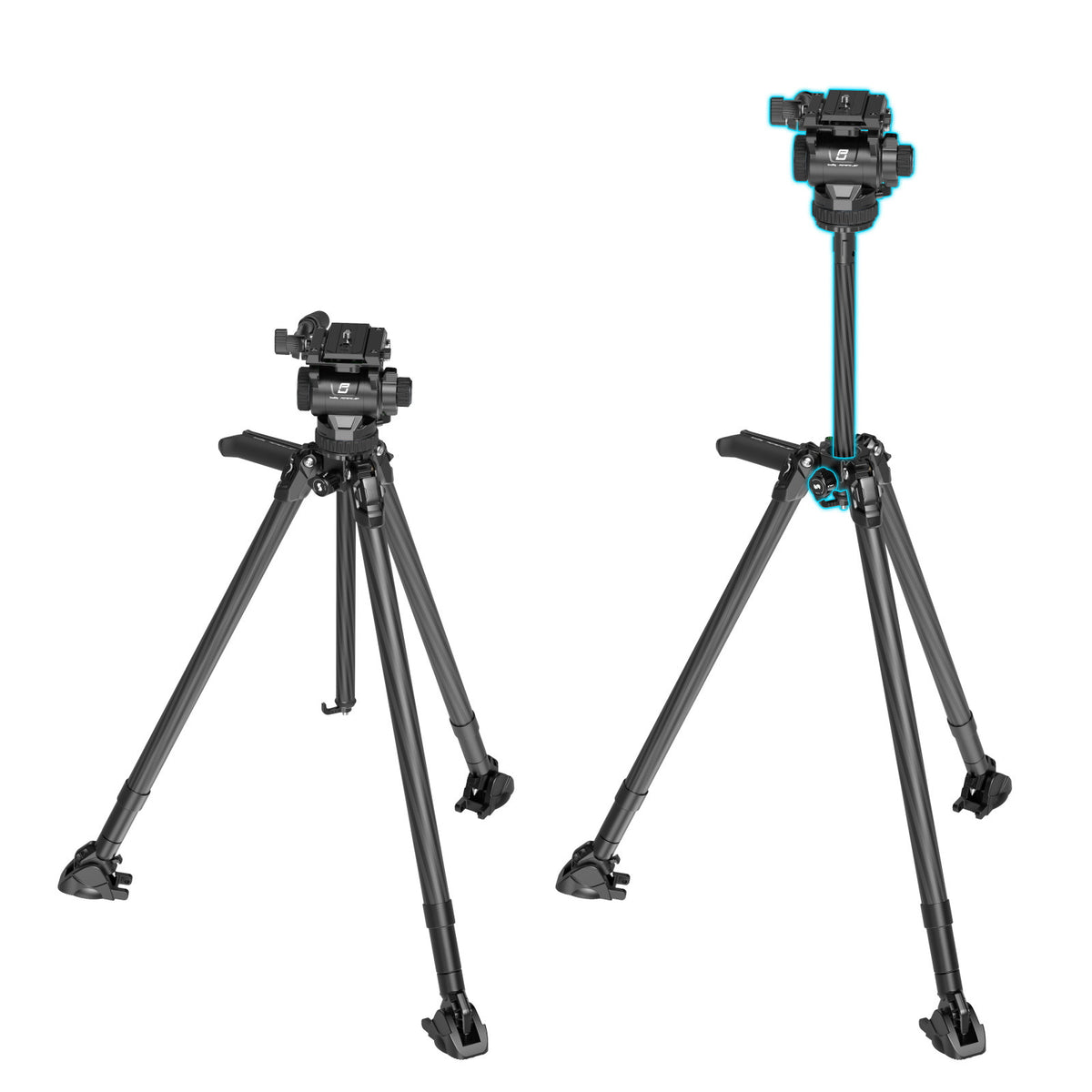 Tribex SmallRig x Potato Jet TRIBEX Hydraulic Carbon Fiber Tripod Kit (Origin ...