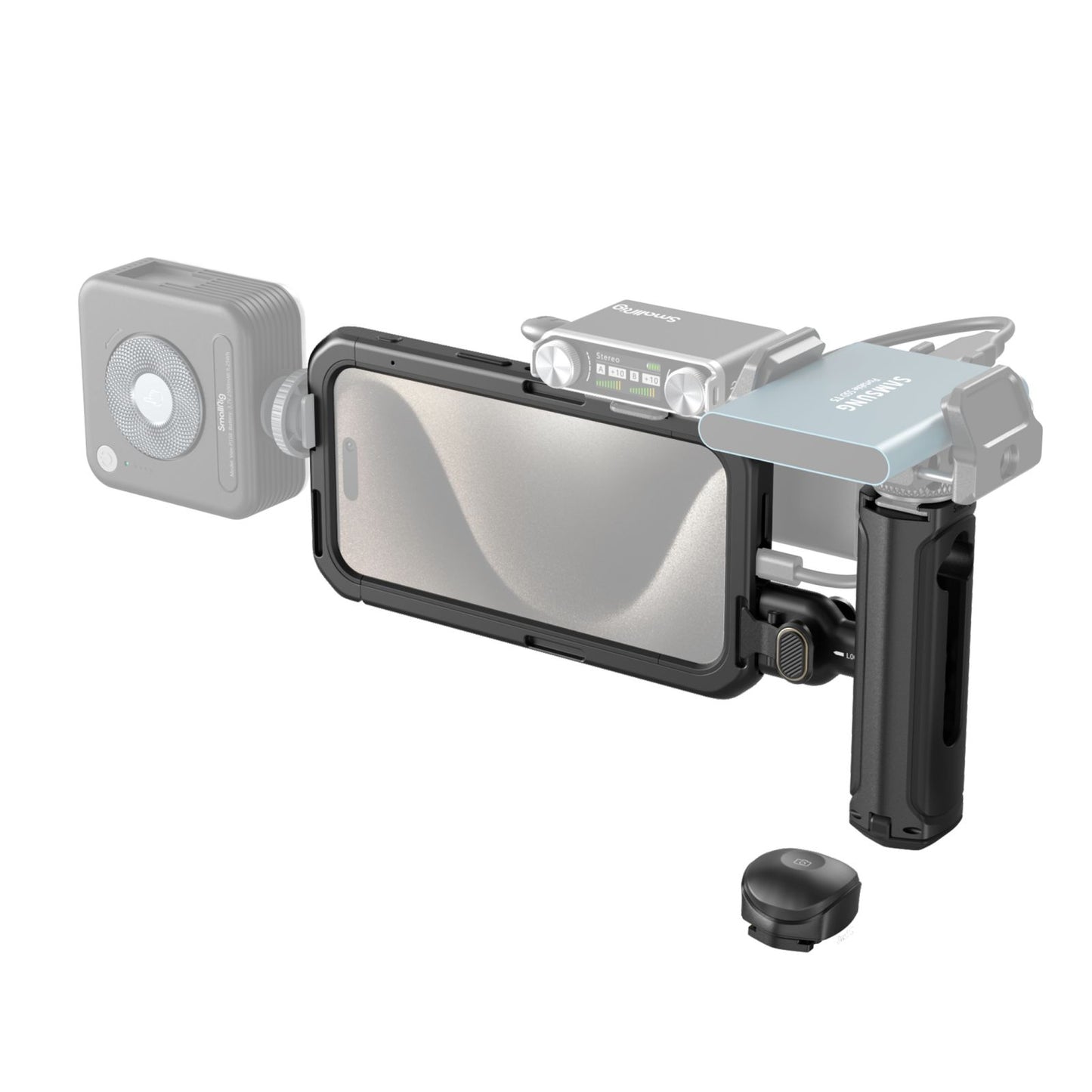 SmallRig Mobile Video Kit (Single Handheld) for iPhone 15 Pro 4398