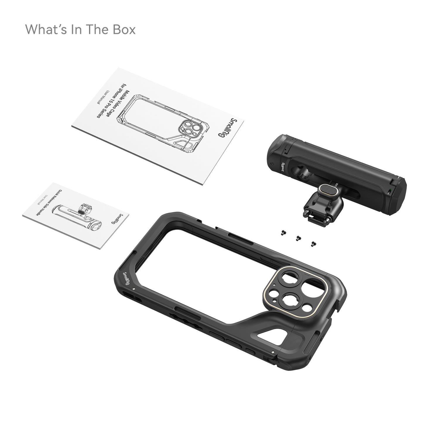 SmallRig Mobile Video Kit (Single Handheld) for iPhone 15 Pro 4398