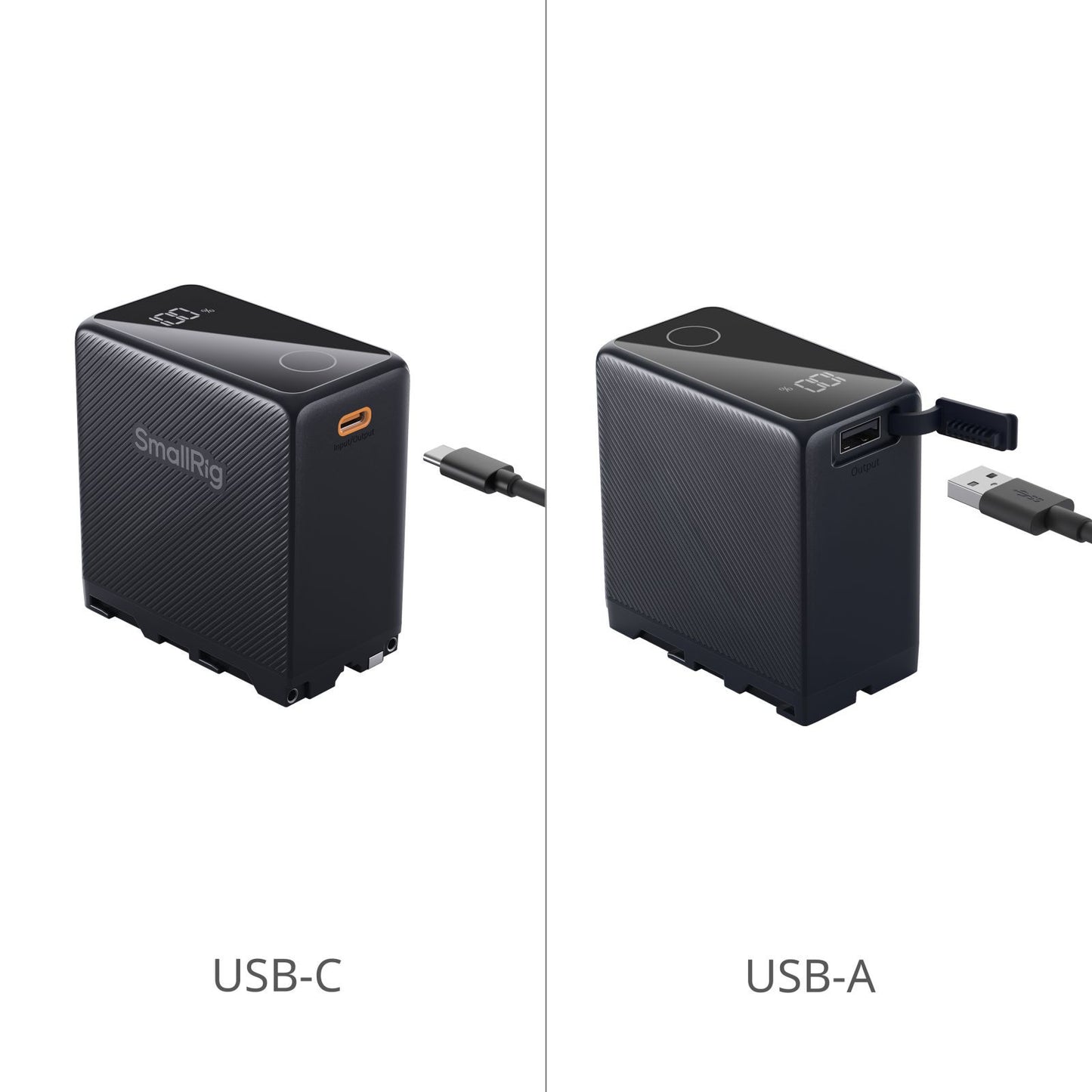 SmallRig USB-C Rechargeable Camera Battery for Sony NP-F970 (Black) 4469