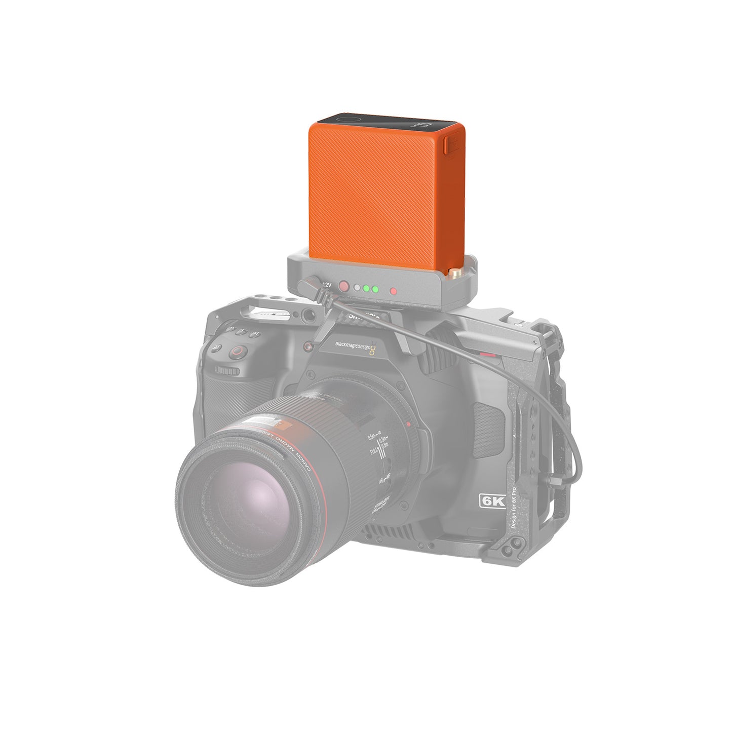 SmallRig USB-C Rechargeable Camera Battery for Sony NP-F970 (Orange) 4576
