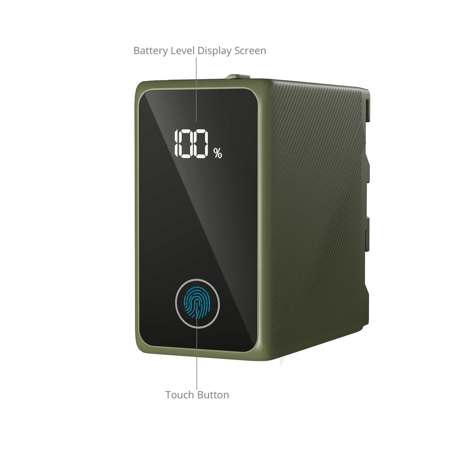 SmallRig USB-C Rechargeable Camera Battery for Sony NP-F970 (Green) 4577