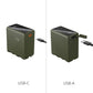 SmallRig USB-C Rechargeable Camera Battery for Sony NP-F970 (Green) 4577