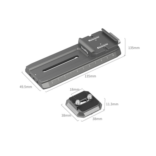 SmallRig HawkLock H38 Manfrotto Quick Release Plate for DJI Stabilizers 4638