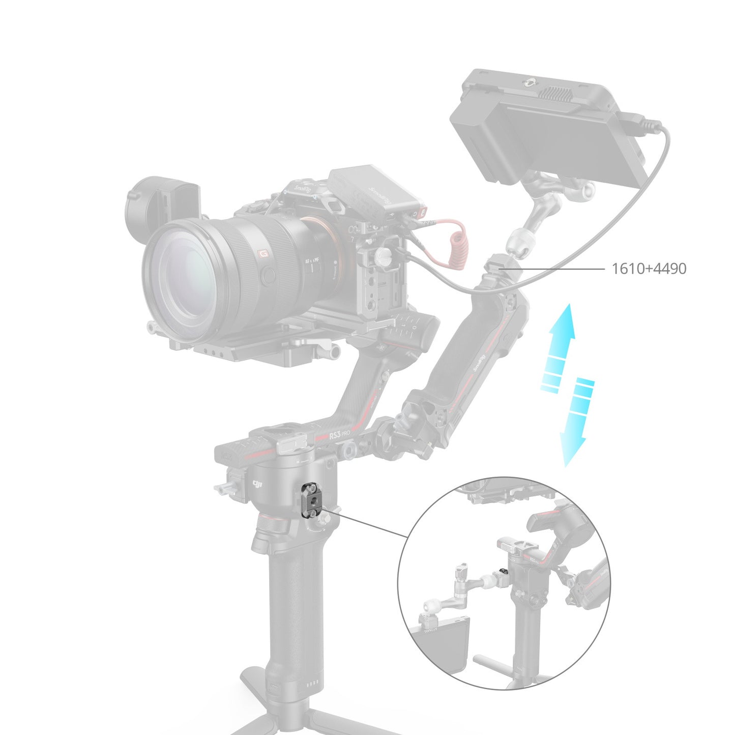 SmallRig "HawkLock" H21 Quick Release mini NATO Rail for DJI Stabilizers 4640